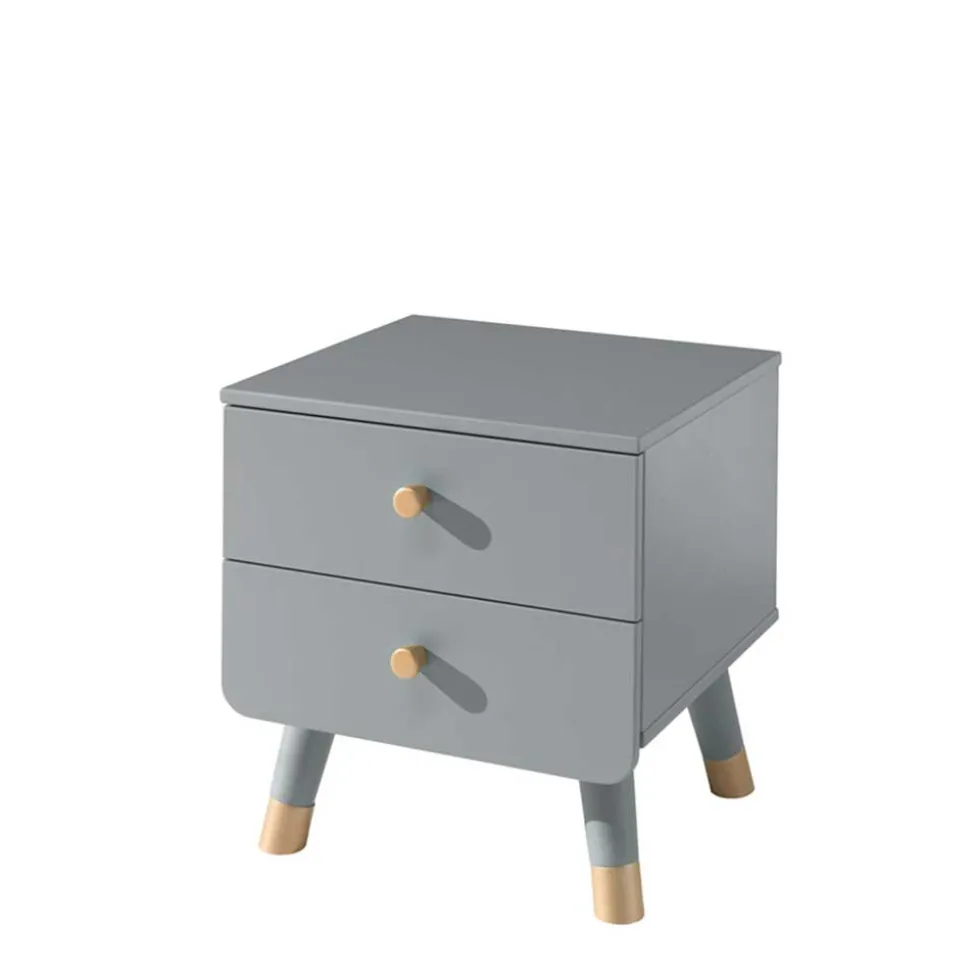 Nachtschrank mit Schubladen 44x46x40 cm - Miracella