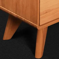 Naturholz TV Element mit 3 Schubladen - Junola