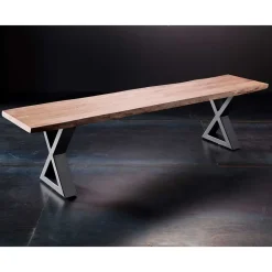 Naturkanten Esszimmerbank Akazie Natur - Coriba
