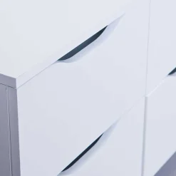 Niedrige Kommode Danjala in Weiß