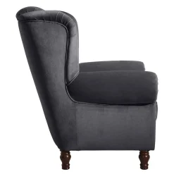 Ohrenbackensessel im Chesterfield Style - Troyes