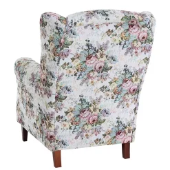 Ohrensessel mit Blumen im Landhausstil - Masure