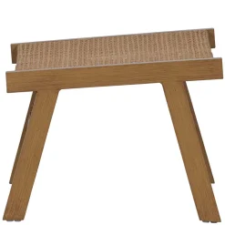 Outdoor Hocker aus Geflecht Kunstrattan - Abajo (2er Set)