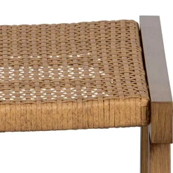 Outdoor Hocker aus Geflecht Kunstrattan - Abajo (2er Set)