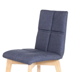 Polster Esszimmerstuhl Wrexham in Blau (2er Set)