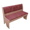 Polsterbank mit Truhe 120cm Loisan in Cognac Vintage