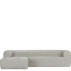Polsterecke aus Strukturstoff Beige - Pulany