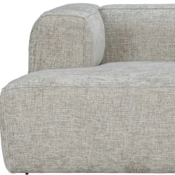 Polsterecke aus Strukturstoff Beige - Pulany