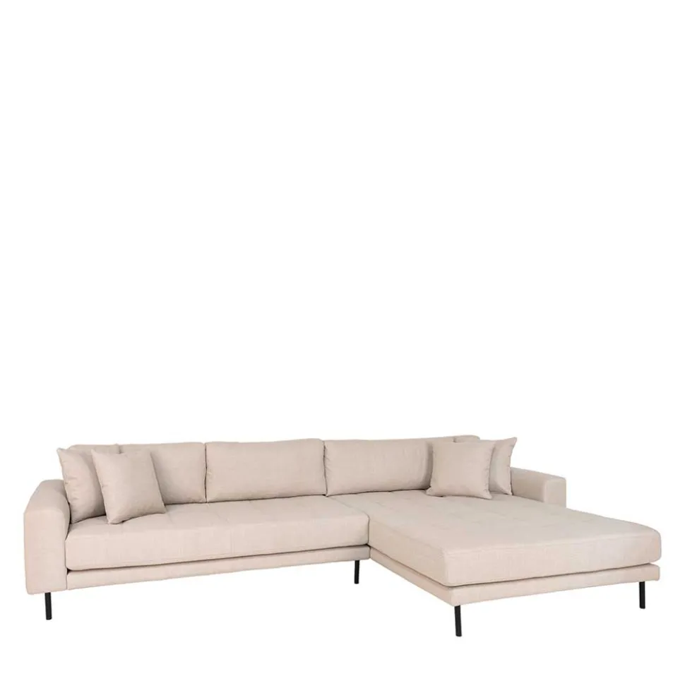 Polsterecke in Beige Stoff - Pogarana