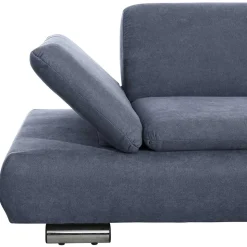 Polsterecke in Blau mit Chrom - Lex