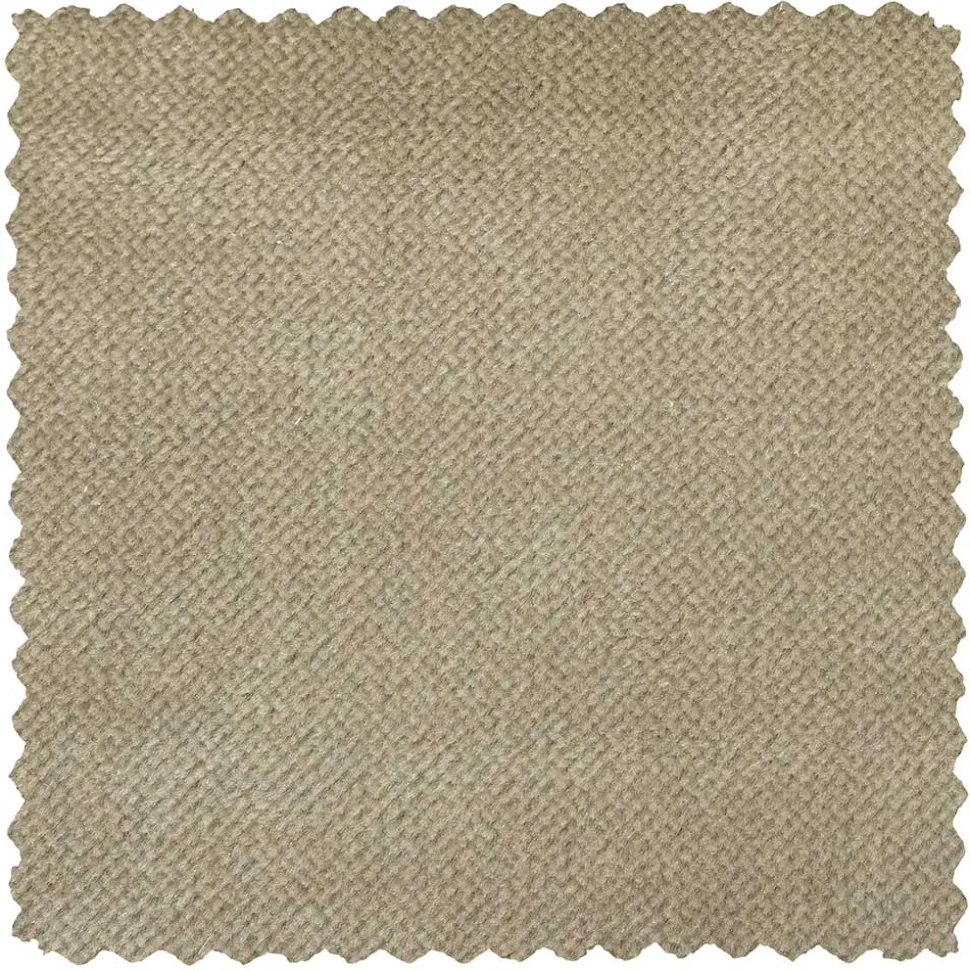Polsterhocker in Khaki Samt - Afeiro