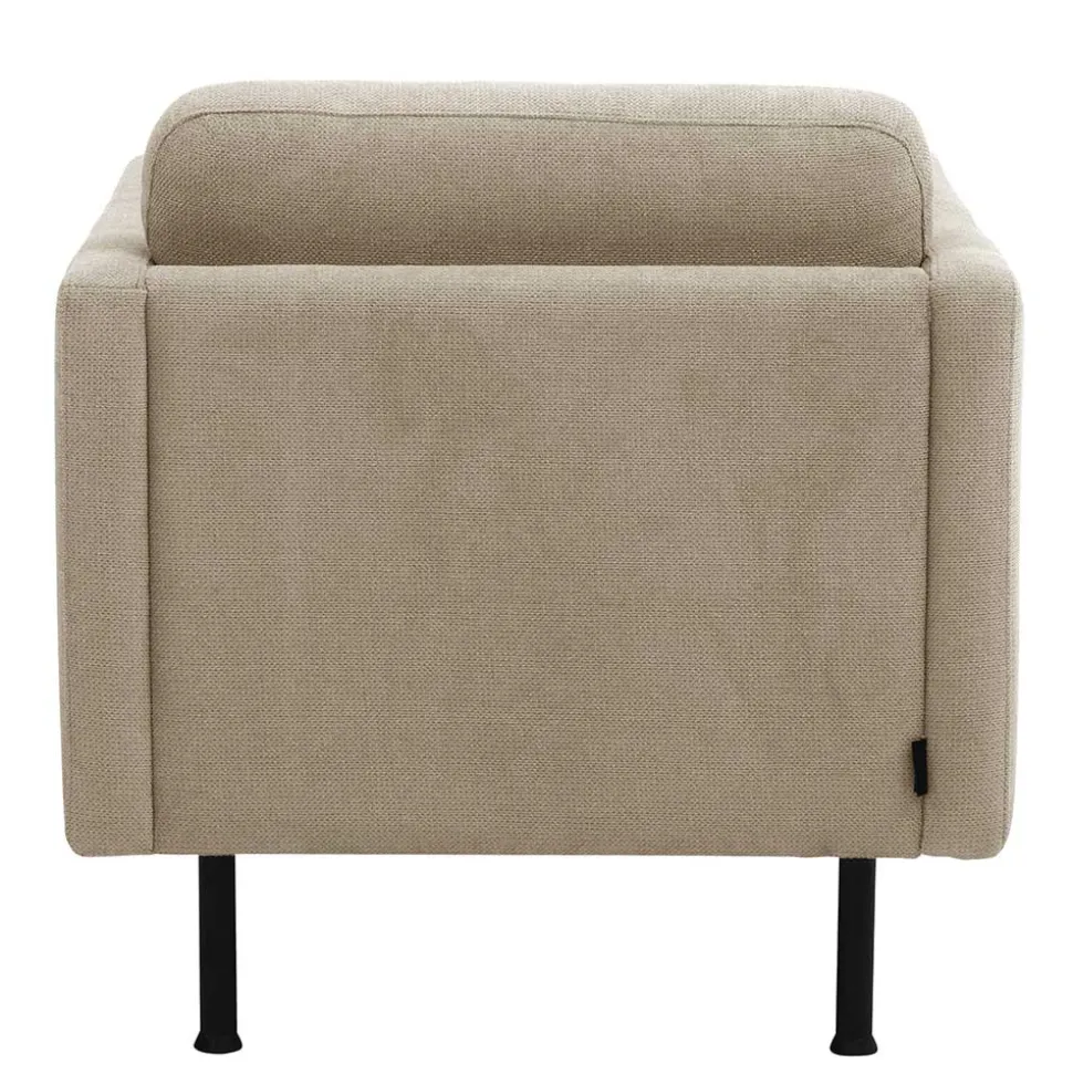 Polstersessel in Beige mit Schwarz - Roco