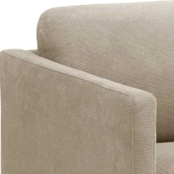 Polstersessel in Beige mit Schwarz - Roco