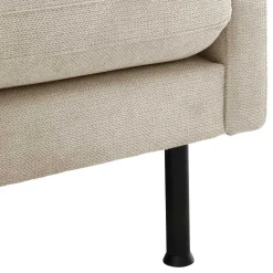 Polstersessel in Beige mit Schwarz - Roco