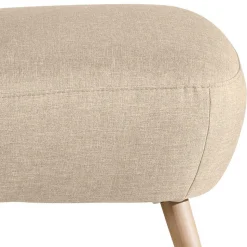 Polstersessel in Beige Webstoff - Hooka