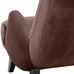 Polstersessel in Braun mit Schwarz - Vastonia
