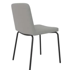 Polsterstühle in Grau und Schwarz - Semrosa (2er Set)