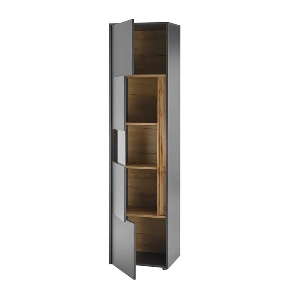 Preiswerte Anbauwand modern - Ahilav (vierteilig)