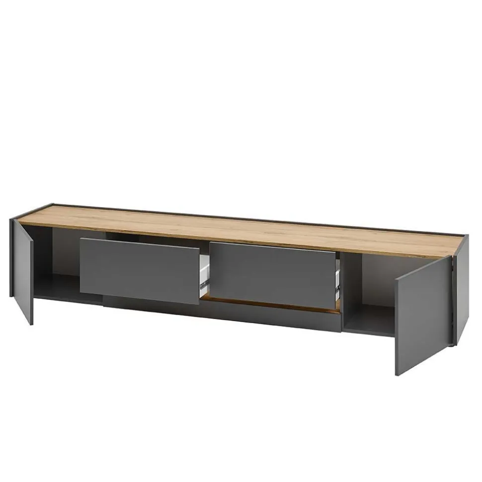 Preiswerte Anbauwand modern - Ahilav (vierteilig)