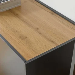 Preiswerte Anbauwand modern - Ahilav (vierteilig)