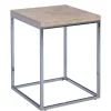 Quadratischer Beistelltisch Loft Style Conory mit Beton Dekor