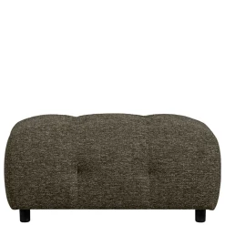 Quadratischer Hocker in Graugrün Blassgrün - Brasso