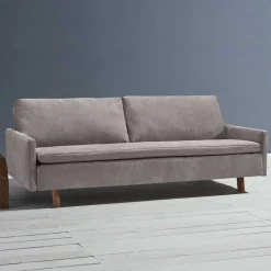 Querschläfer Schlafcouch in Beigegrau - Backbeat