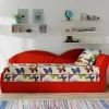 Recamiere mit bunten Schmetterlingen - Greyment