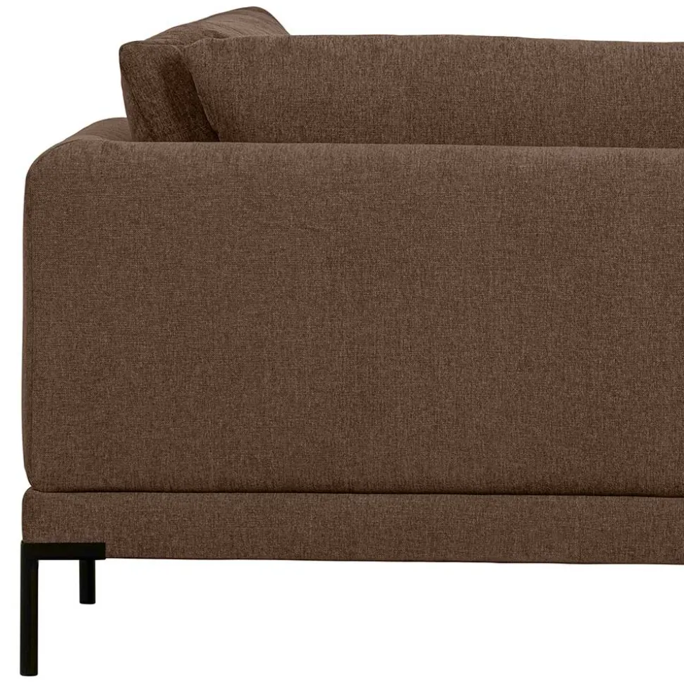 Rechtes Lounge-Element in Braun - Ravonia