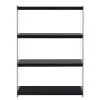 Regal in Hochglanz Schwarz & Transparent - Viverone