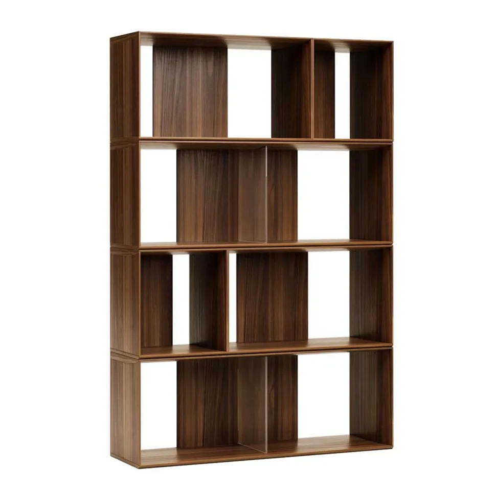 Regal Modul Kombi in Nussbaum - Ovarion (sechsteilig)