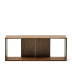 Regal Modul Kombi in Nussbaum - Ovarion (sechsteilig)
