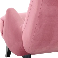 Relaxsessel in Rosa Samtvelours - Jily