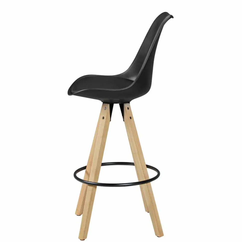 Retro Barstuhl Systrem mit Schalensitz (2er Set)