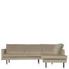 Retro Design Couchecke in Khaki - Afeiro