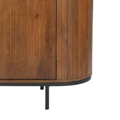 Retro Design Kommode aus Mangoholz - Galadira