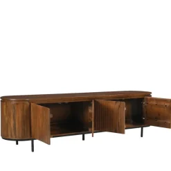 Retro Design TV Lowboard aus Mangoholz - Galadira
