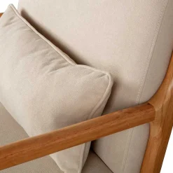 Retro Sessel mit Holzgestell - Lardosia