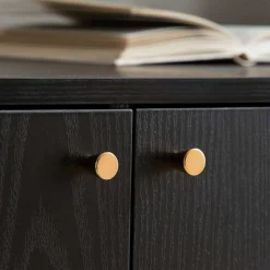 Retro Sideboard in Schwarz - Flair