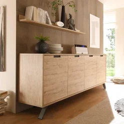 Retro Sideboard Rodonda in Eiche