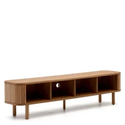 Retro TV Unterschrank mit 2 Schiebetüren - Calming