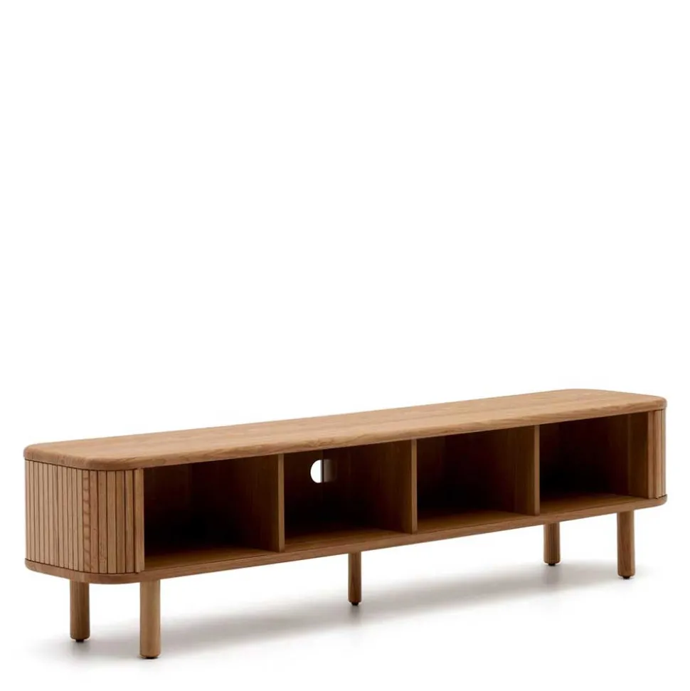 Retro TV Unterschrank mit 2 Schiebetüren - Calming