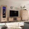 Retro Wohnwand im Eiche Dekor - Rodonda (dreiteilig)