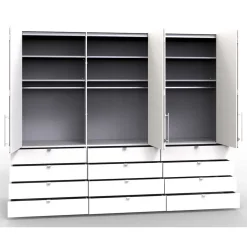 Riesiger Kleiderschrank mit 3 Falttüren - Zidarie