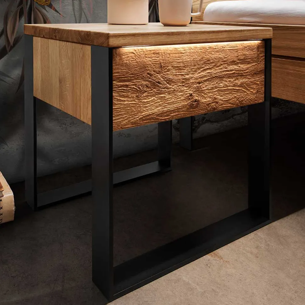 Rustikales Design Bett auf Kufen - Claas