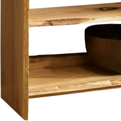 Rustikales Holzregal mit vier Fächern - Avidora