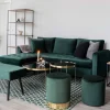 Samt Ecksofa Schenkel links oder rechts - Ciacoga