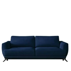 Samt Klappcouch mit drei Sitzplätzen - Miller