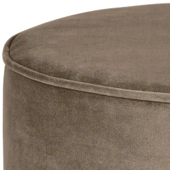 Samt Polsterhocker im Zylinder Design - Griffina