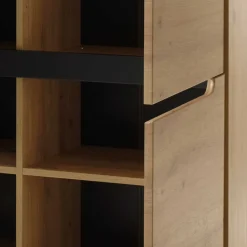 Scandi Anbauwand fürs Wohnzimmer - Olcian (vierteilig)